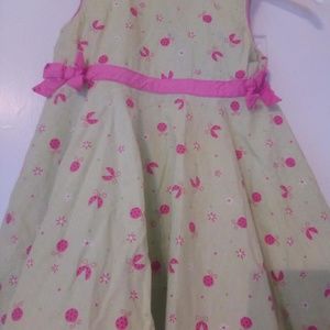 Toffee Apple Mint Ladybug Sundress